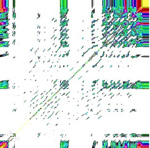 RQA plot from an adult subject